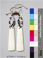 藏品(梯形貝片珠串耳飾)的圖片